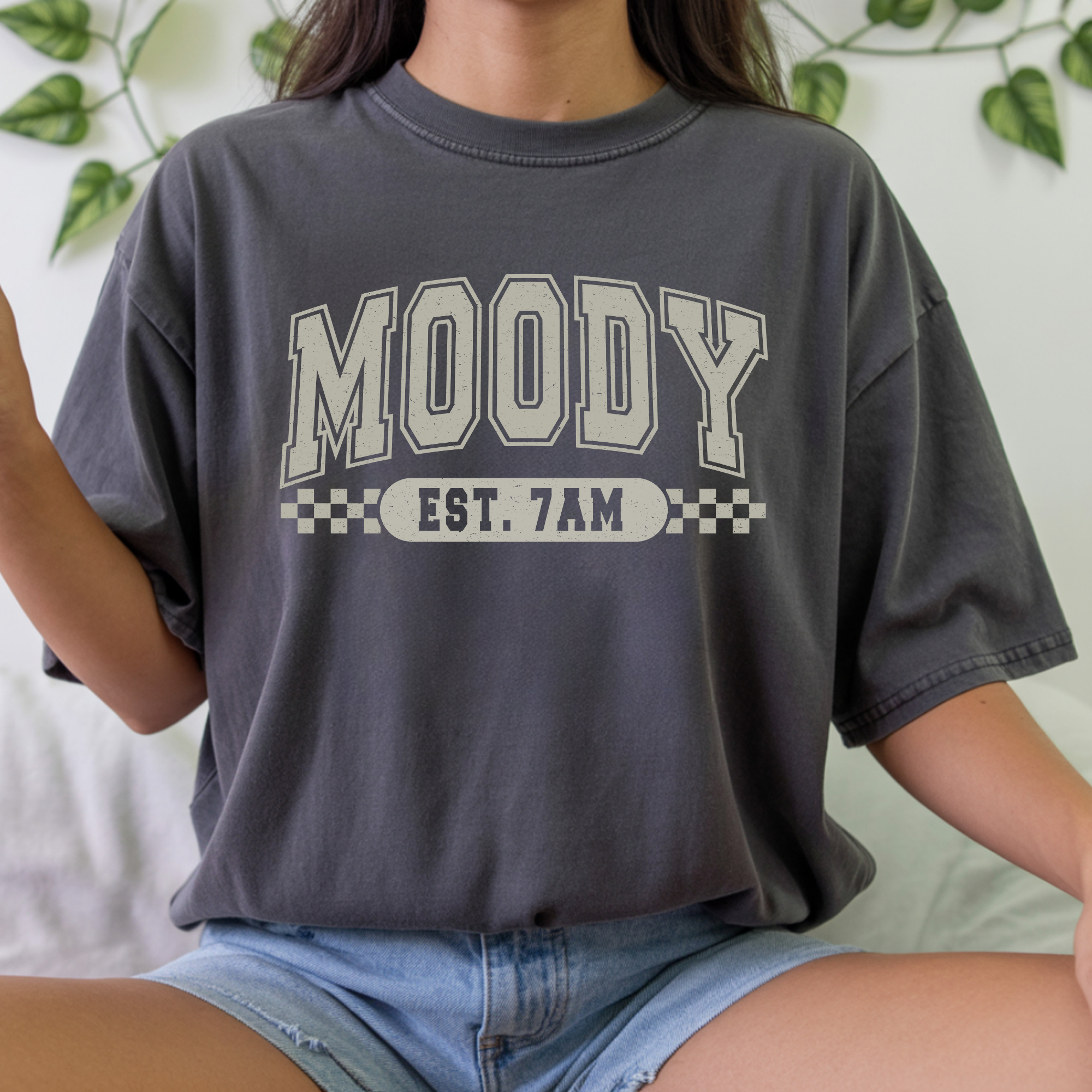 Moody Mama | Comfort Colors T-shirt | Moody Shirt | Gift for Mamas | Stylish Trendy Apparel