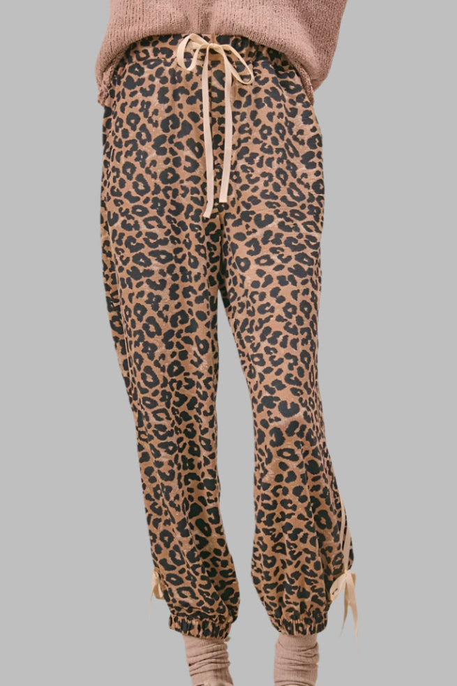 Wild Prowess Jogger – Leopard Luxe Waffle Knit