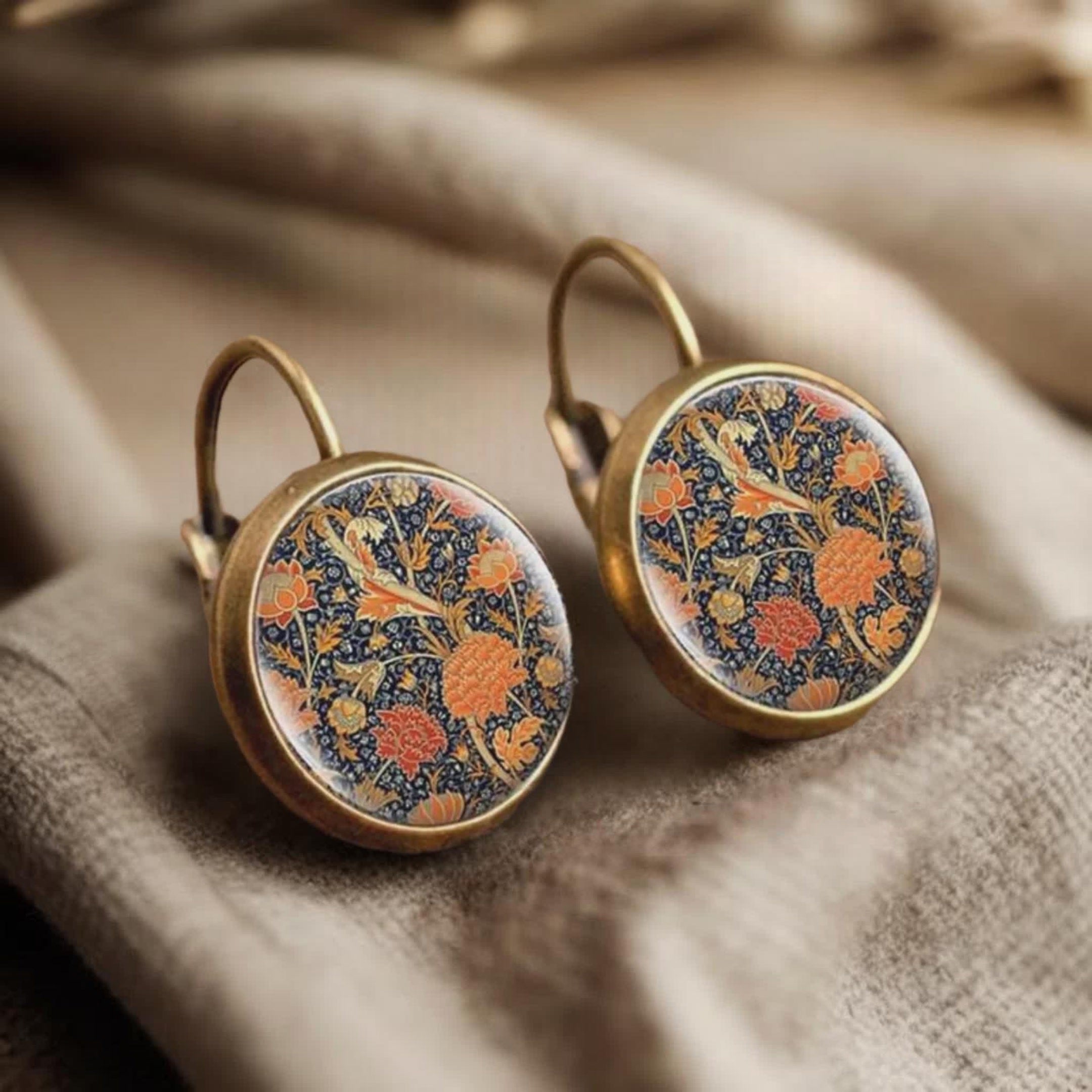 Beautiful Vintage Fall Earrings